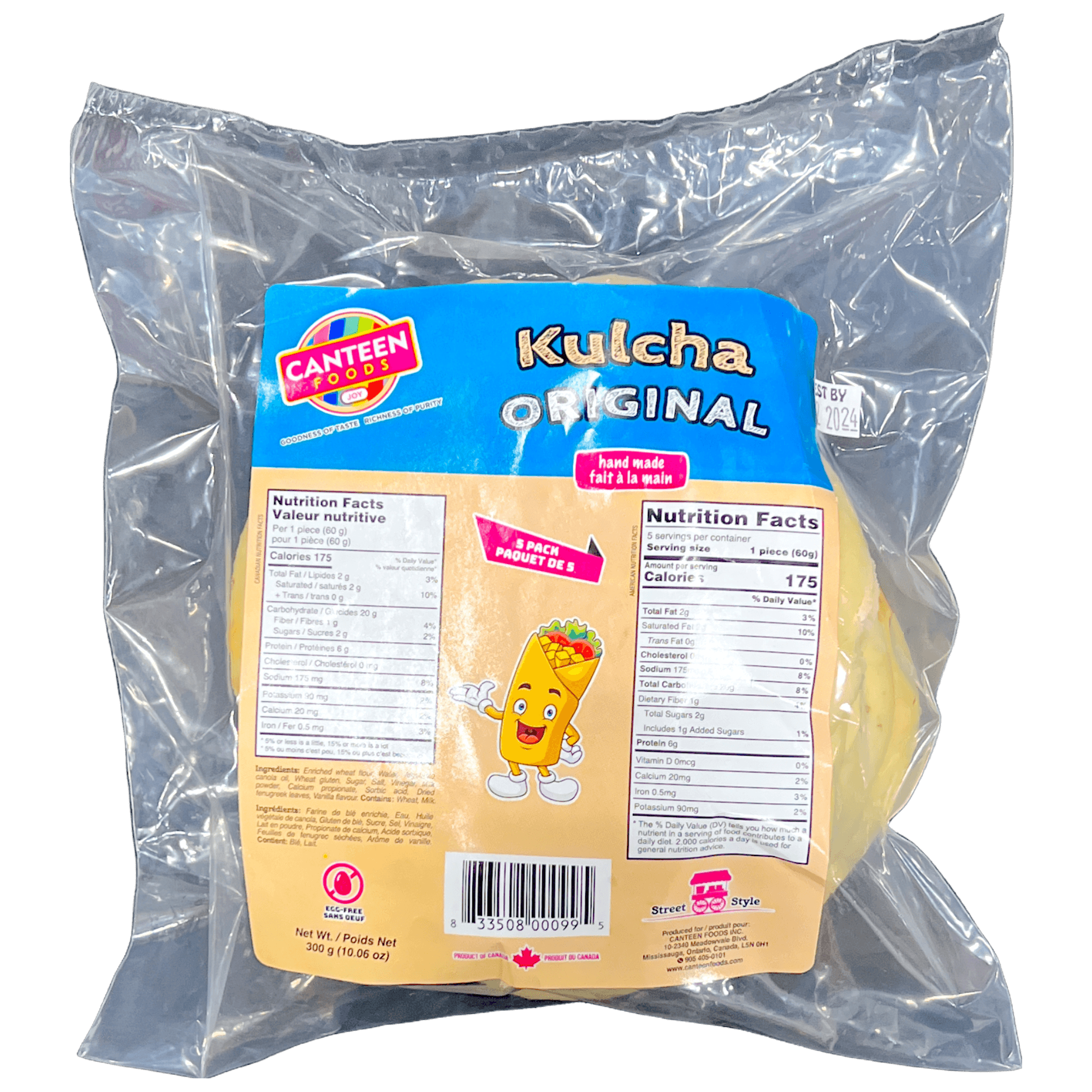 Canteen Foods Kulcha Original 5pcs